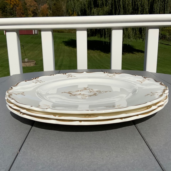 Vintage SET OF 3 Royal Doulton Monteigne 10 Inch Dinner Plates - EXCEPTIONAL! - Picture 5 of 5